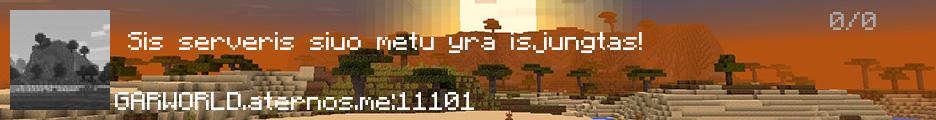GAR WORLD banner