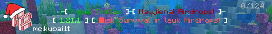 🟩 mc.kubai.lt 🟩 banner