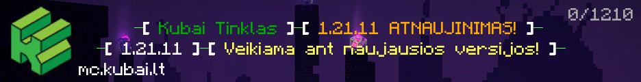 🟩 mc.kubai.lt 🟩 banner