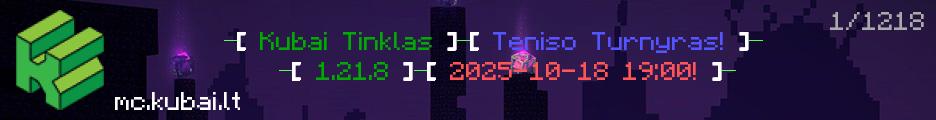🟩 mc.kubai.lt 🟩 banner