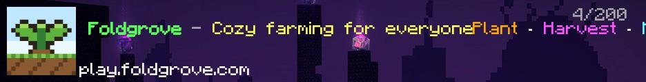 Foldgrove – FarmVille Minecraft'e banner